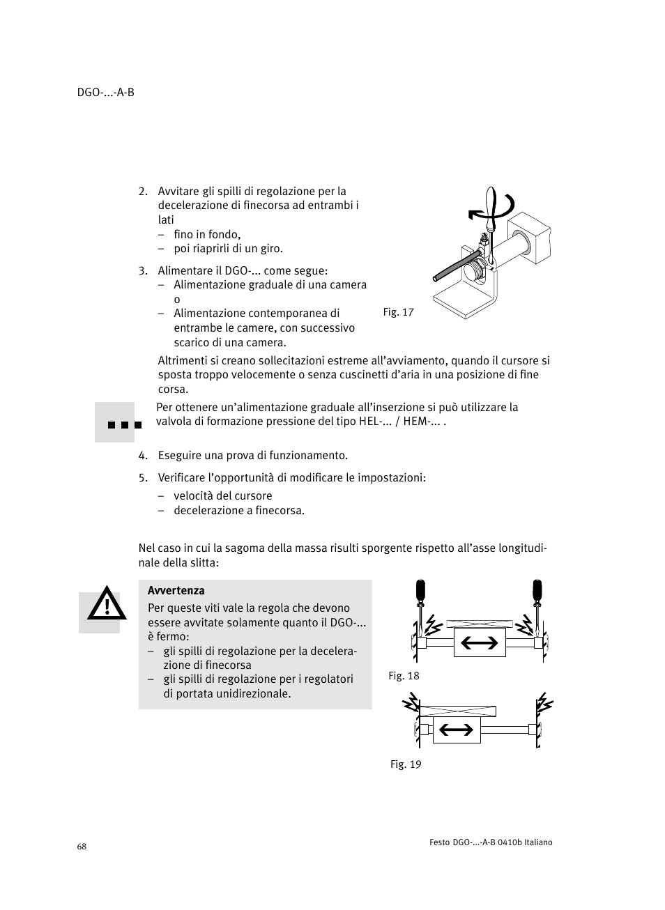 Festo Линейные приводы DGO, дюймовые User Manual | Page 68 / 88