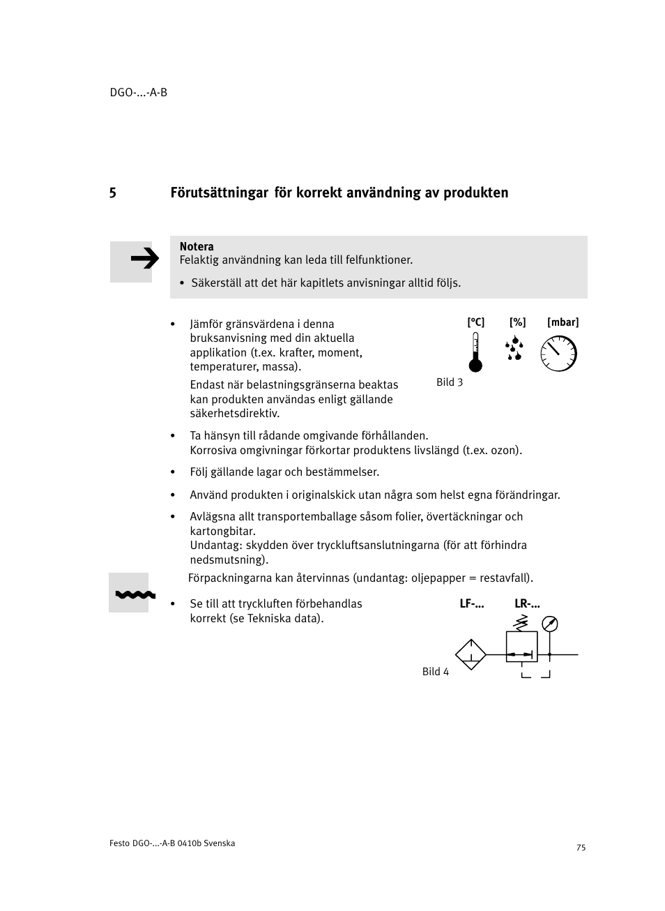 Festo Линейные приводы DGO, дюймовые User Manual | Page 75 / 88