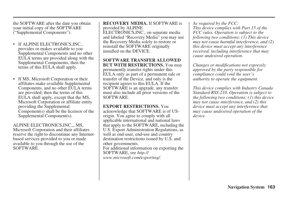 Acura 2009 RDX 00X31-STK-8200 User Manual | Page 164 / 164