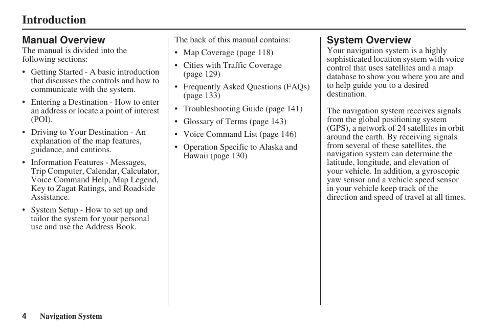 Introduction | Acura 2009 RDX 00X31-STK-8200 User Manual | Page 5 / 164