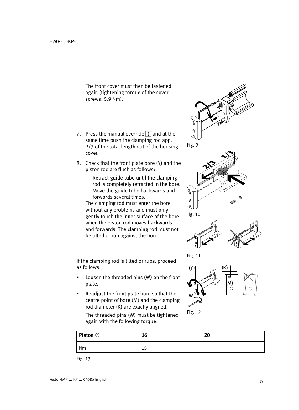 Festo Линейные модули HMP User Manual | Page 19 / 76