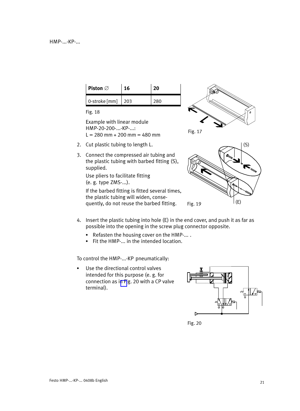 Festo Линейные модули HMP User Manual | Page 21 / 76