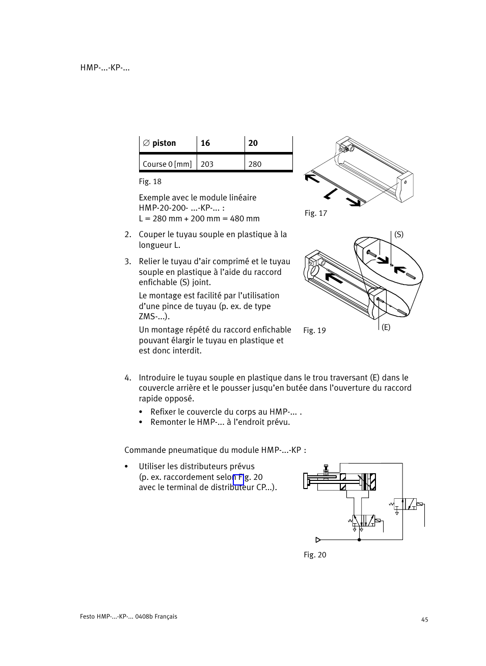 Festo Линейные модули HMP User Manual | Page 45 / 76