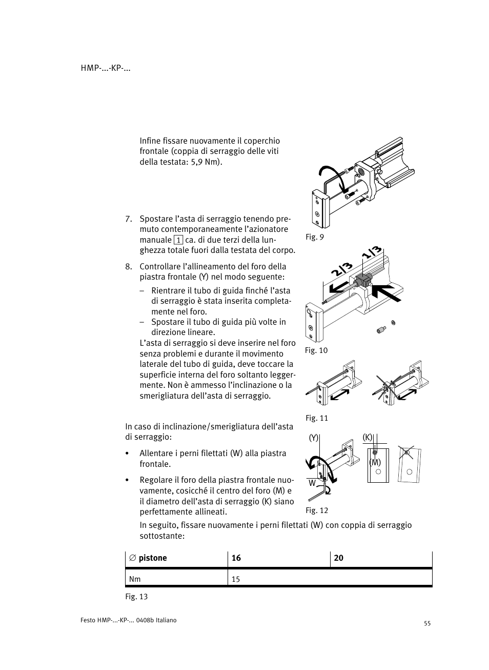 Festo Линейные модули HMP User Manual | Page 55 / 76
