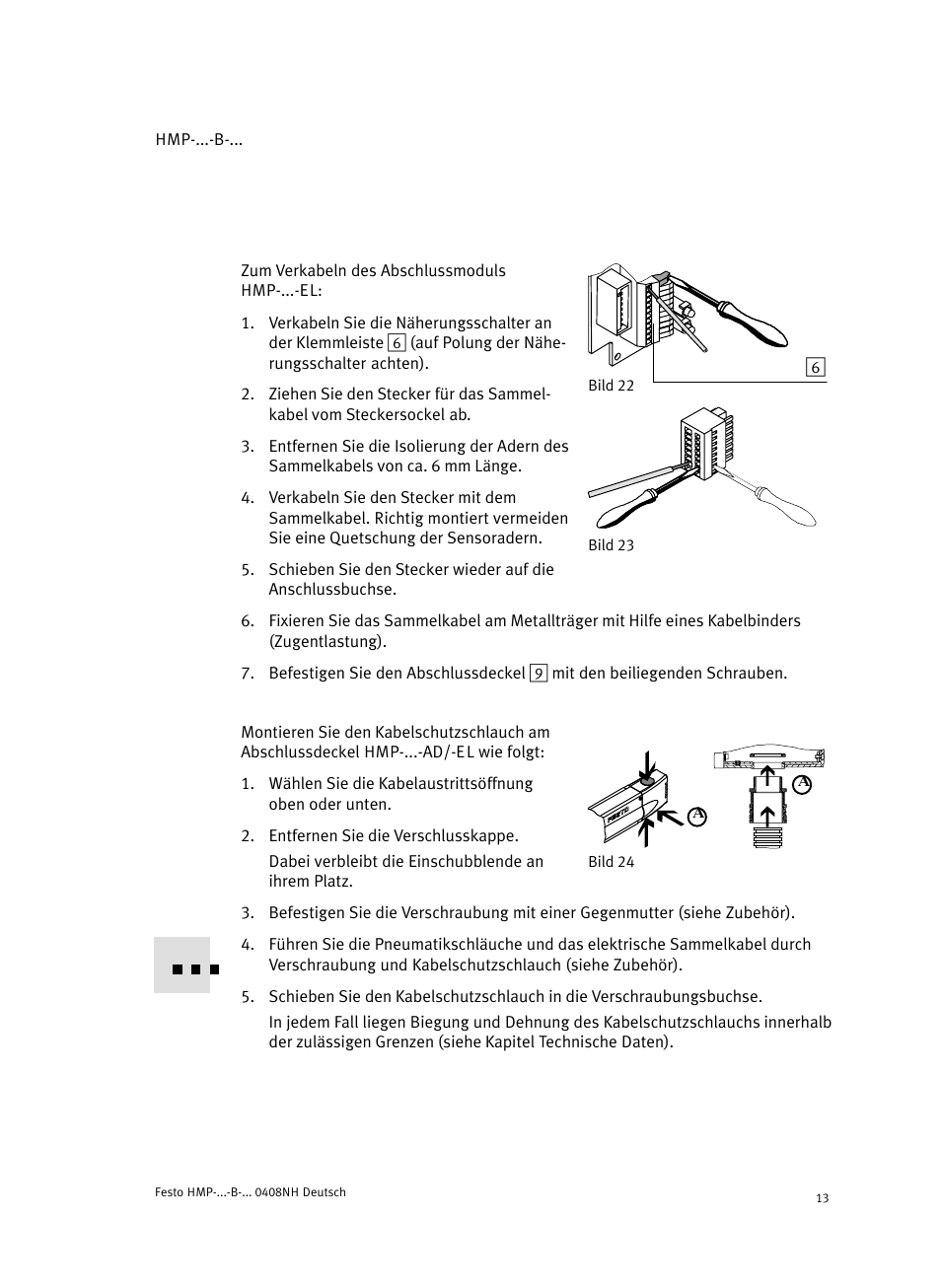 Festo Линейные модули HMP User Manual | Page 13 / 56