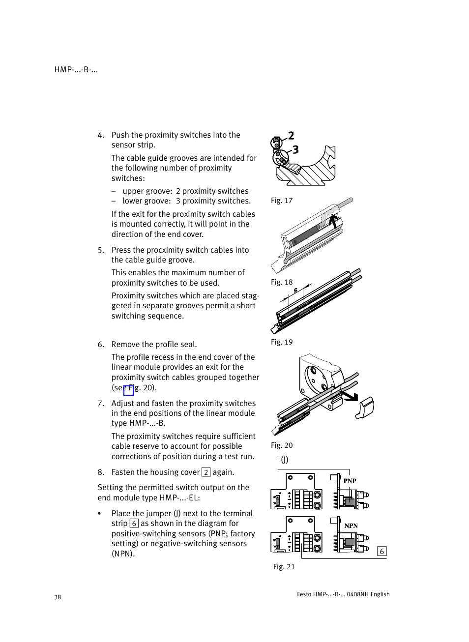 Festo Линейные модули HMP User Manual | Page 38 / 56