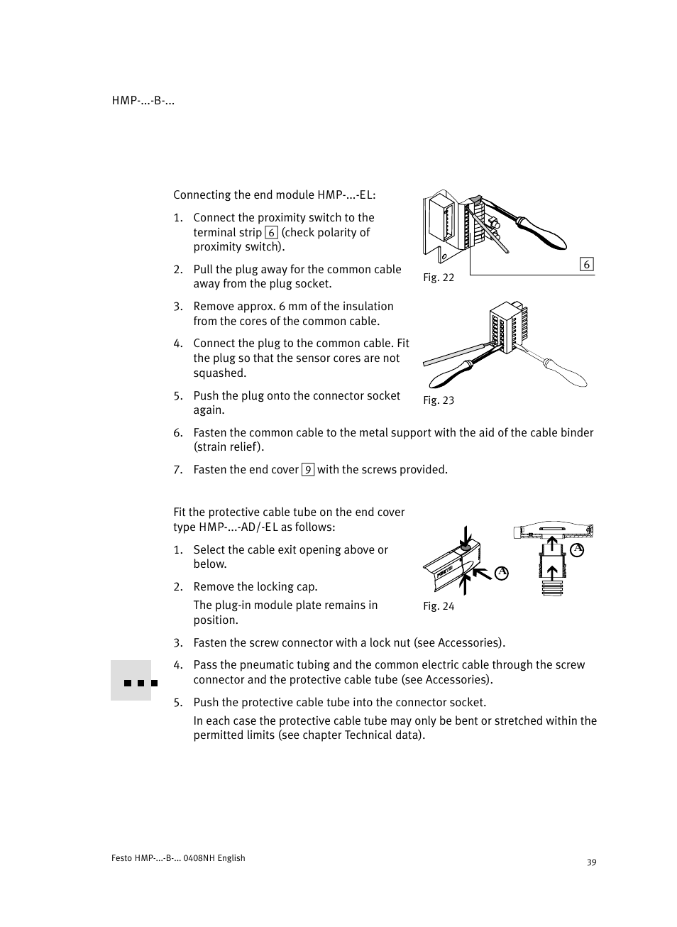 Festo Линейные модули HMP User Manual | Page 39 / 56