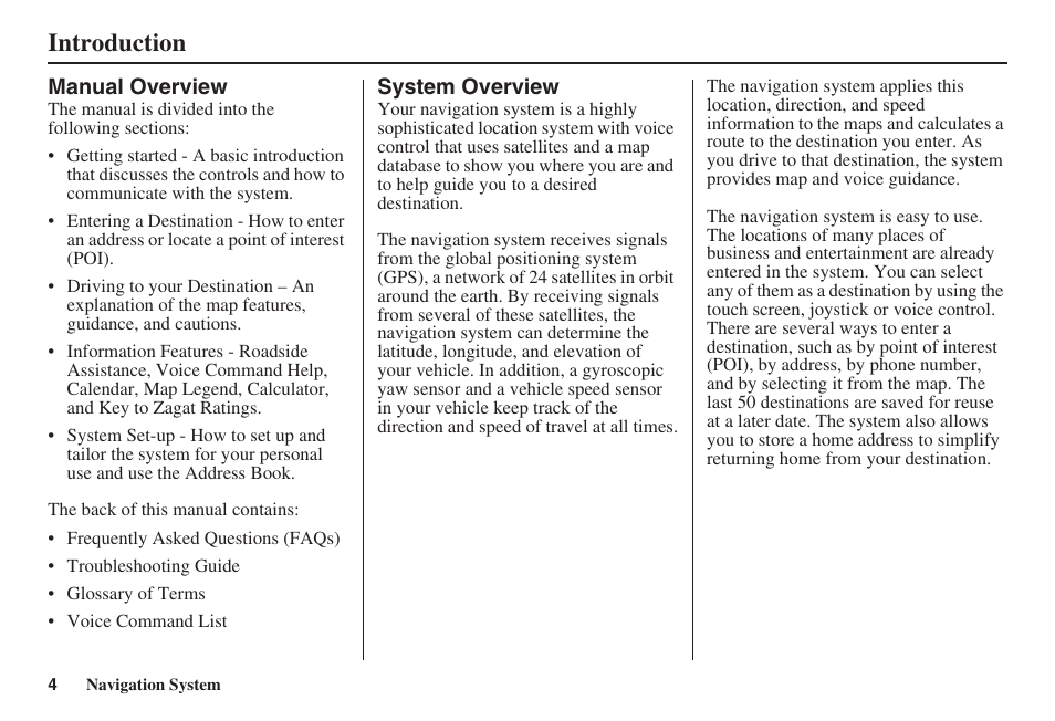 Introduction | Acura 2008 TSX User Manual | Page 5 / 138