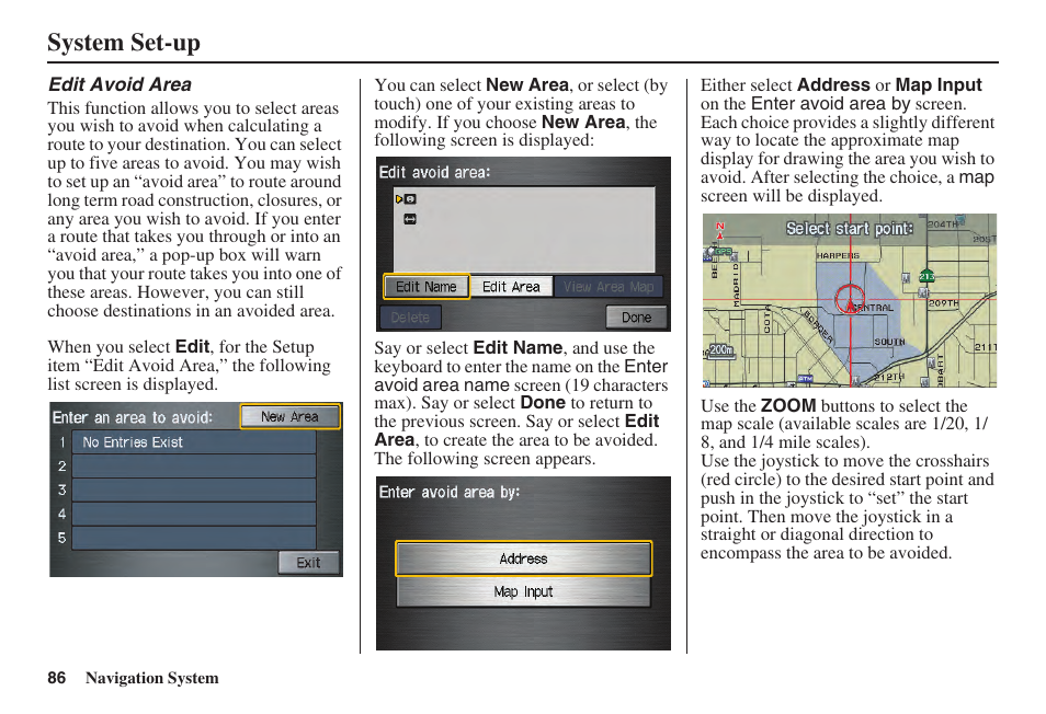 System set-up | Acura 2008 TSX User Manual | Page 87 / 138