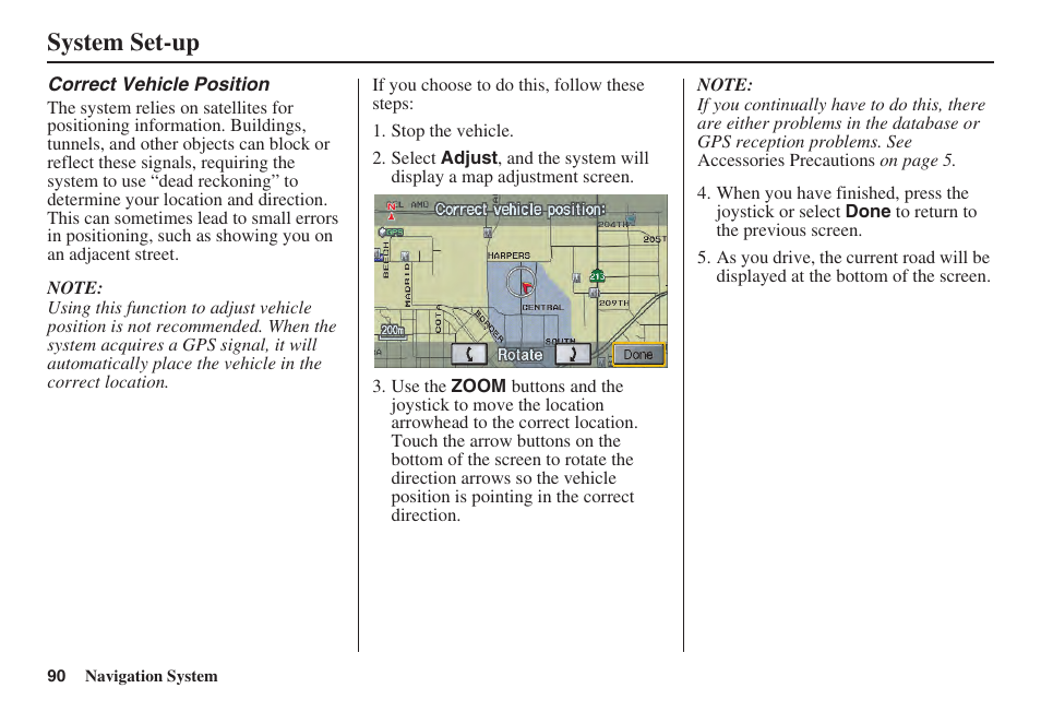 System set-up | Acura 2008 TSX User Manual | Page 91 / 138