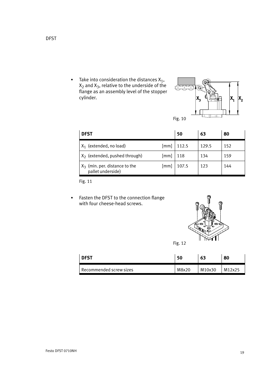 Festo Cтопорный цилиндр DFST User Manual | Page 19 / 76