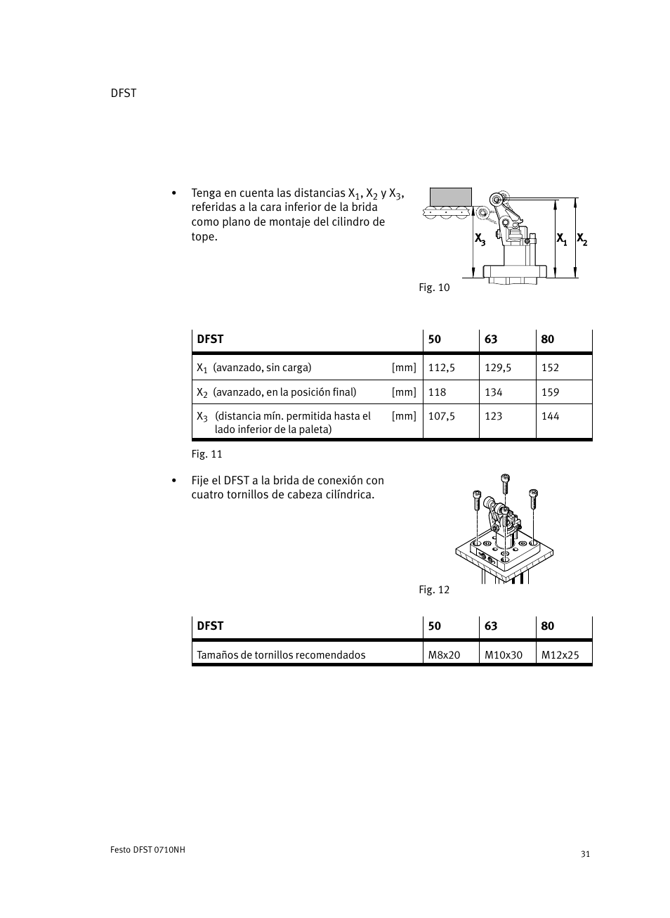 Festo Cтопорный цилиндр DFST User Manual | Page 31 / 76