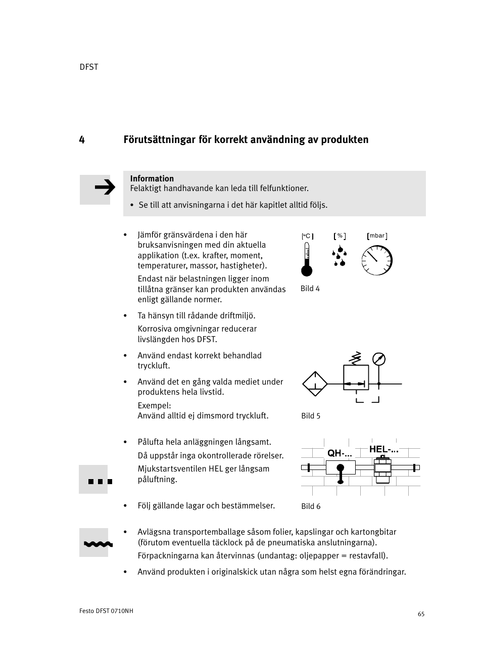 Festo Cтопорный цилиндр DFST User Manual | Page 65 / 76