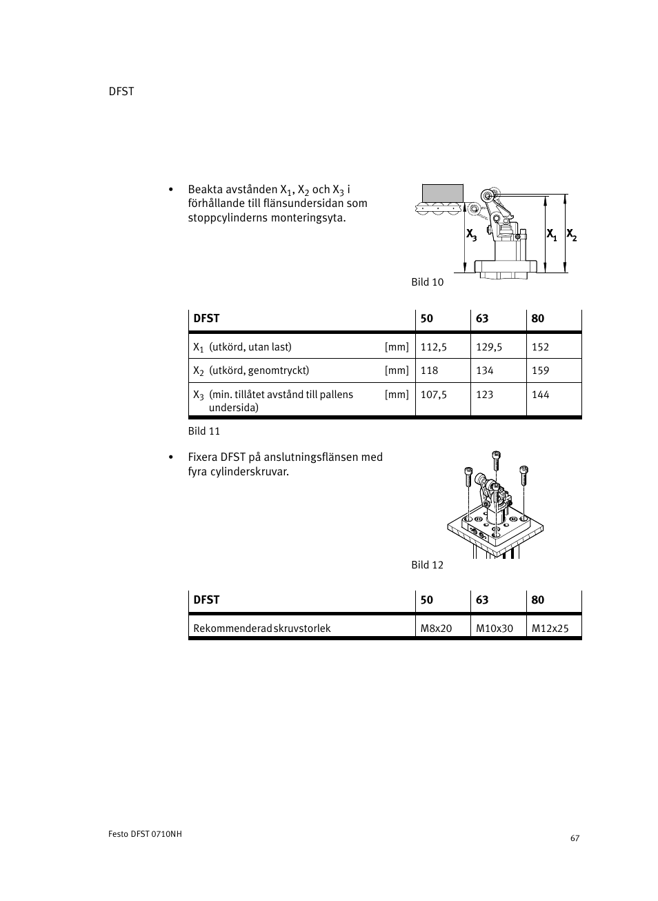 Festo Cтопорный цилиндр DFST User Manual | Page 67 / 76