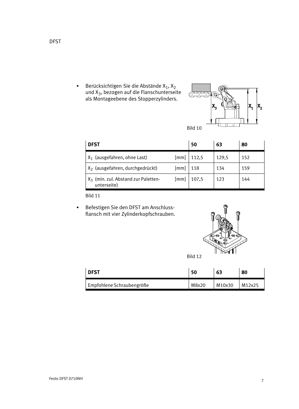 Festo Cтопорный цилиндр DFST User Manual | Page 7 / 76