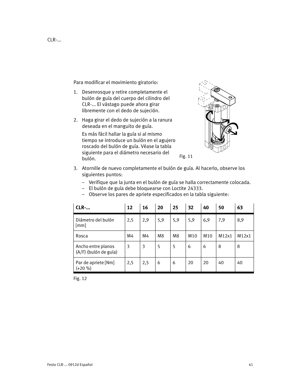 Festo Линейно-поворотный зажим CLR User Manual | Page 41 / 100