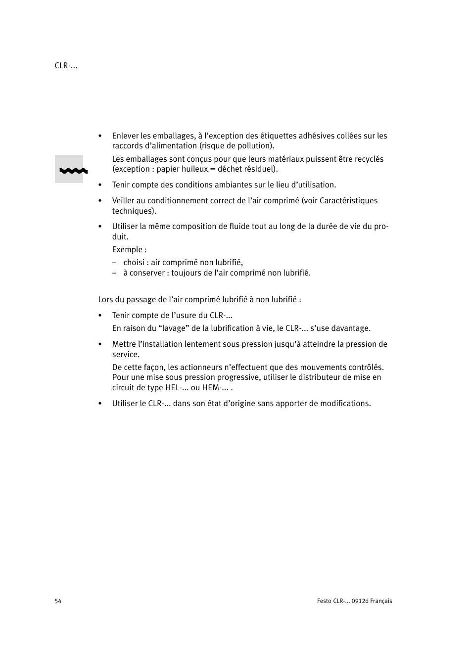 Festo Линейно-поворотный зажим CLR User Manual | Page 54 / 100