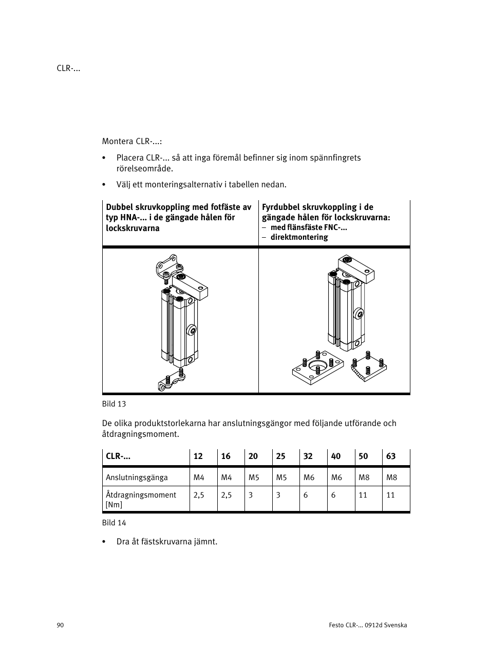 Festo Линейно-поворотный зажим CLR User Manual | Page 90 / 100