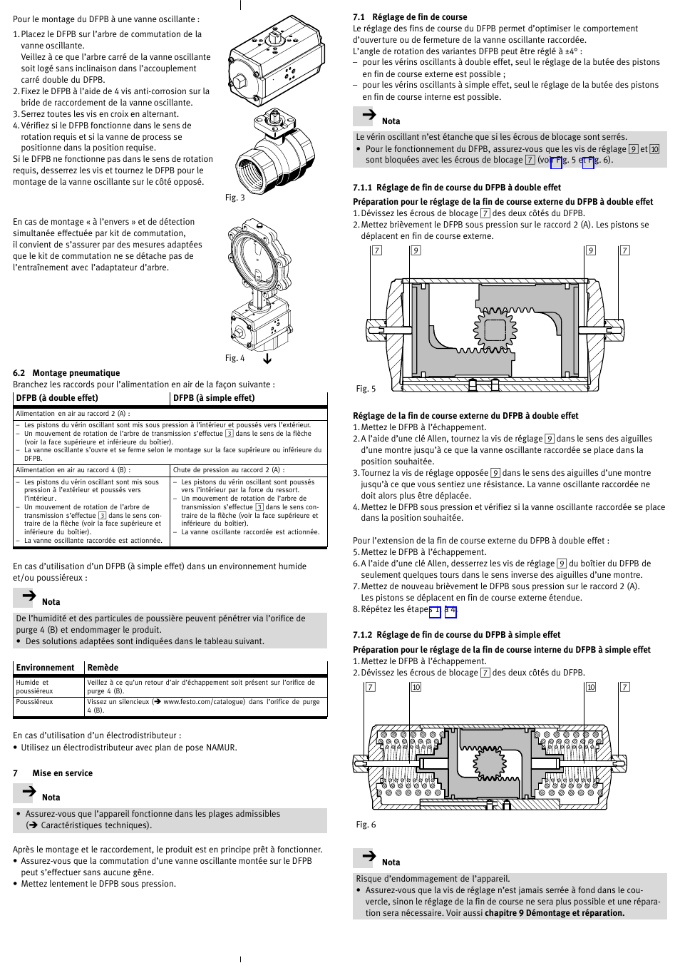 Festo Неполноповоротный привод DFPB User Manual | Page 11 / 18