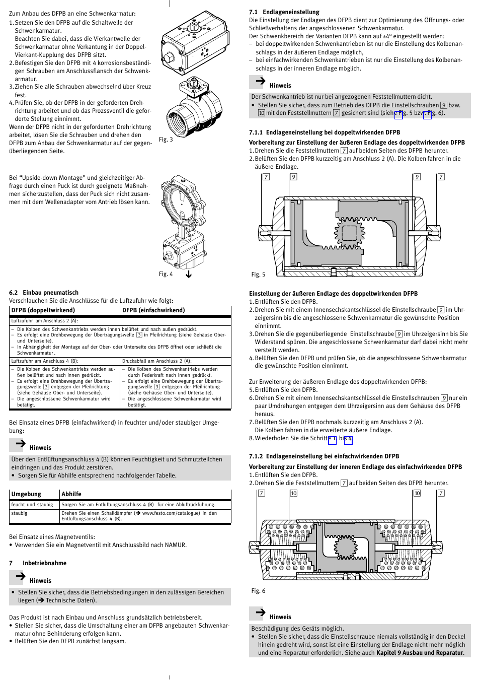 Festo Неполноповоротный привод DFPB User Manual | Page 2 / 18
