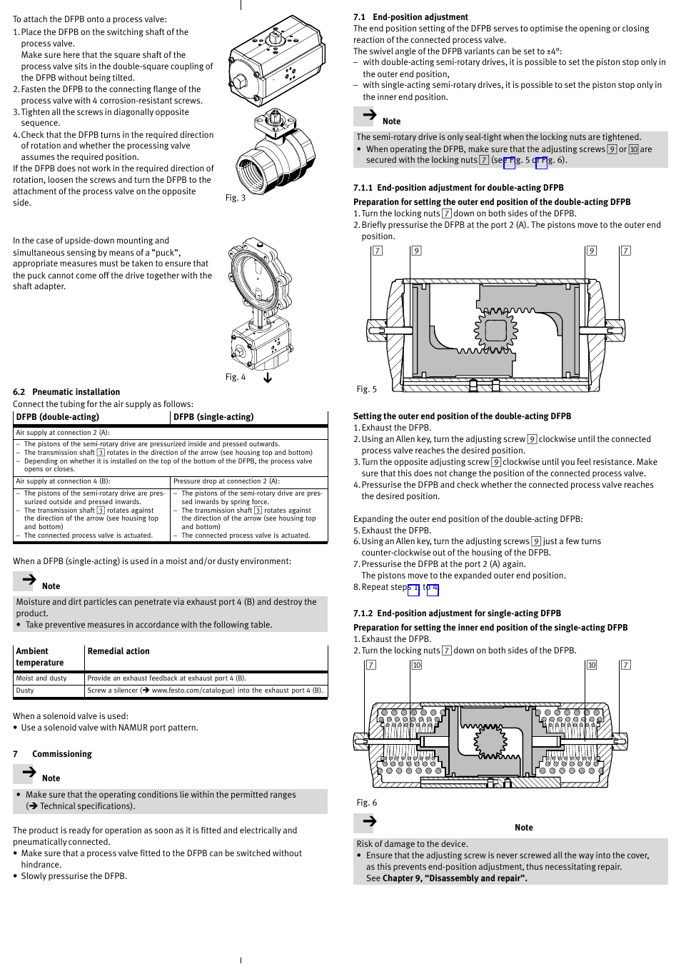 Festo Неполноповоротный привод DFPB User Manual | Page 5 / 18