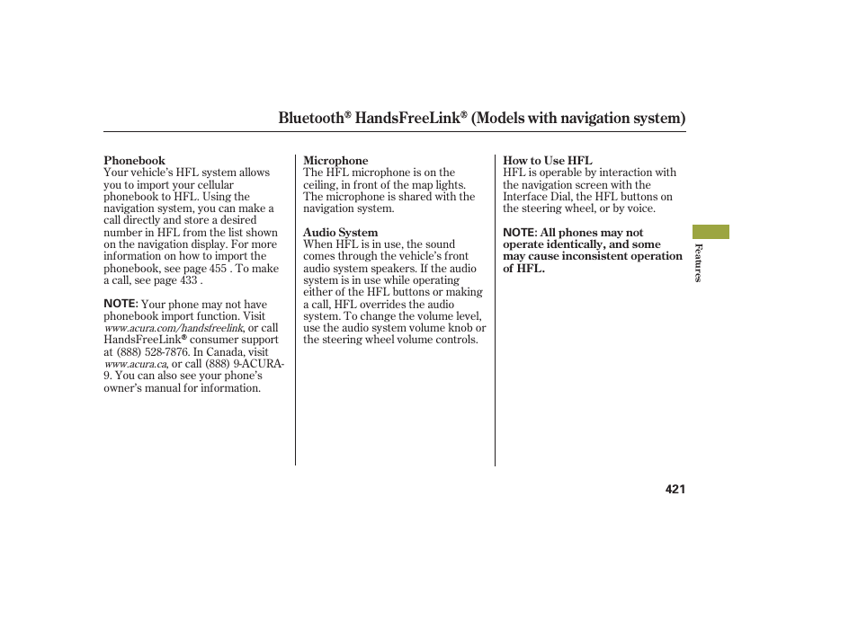 Acura 2009 Accord Sedan User Manual | Page 427 / 650