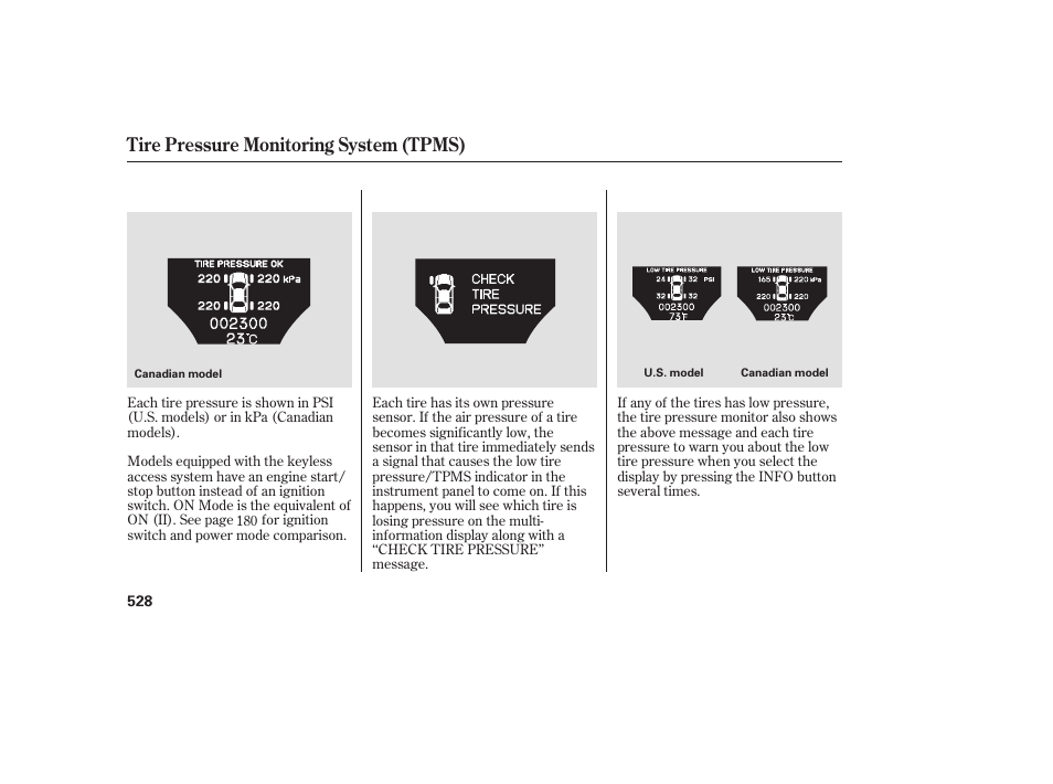 Tire pressure monitoring system (tpms) | Acura 2009 Accord Sedan User Manual | Page 534 / 650