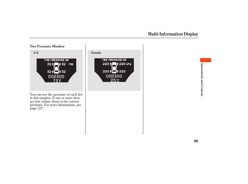 Multi-information display | Acura 2009 Accord Sedan User Manual | Page 91 / 650