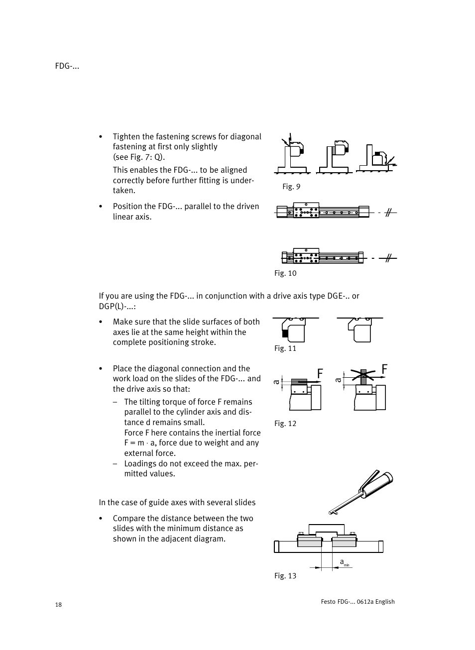 Festo Направляющая FDG User Manual | Page 18 / 64