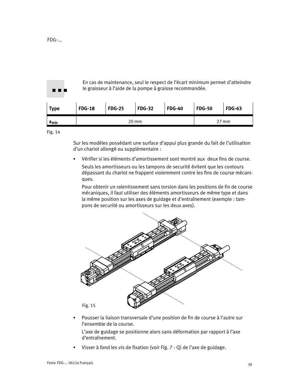 Festo Направляющая FDG User Manual | Page 39 / 64