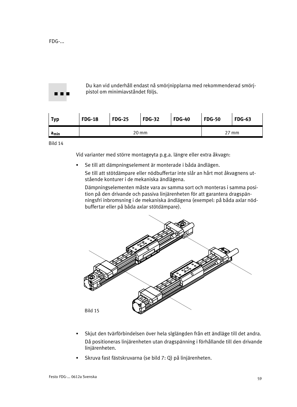 Festo Направляющая FDG User Manual | Page 59 / 64