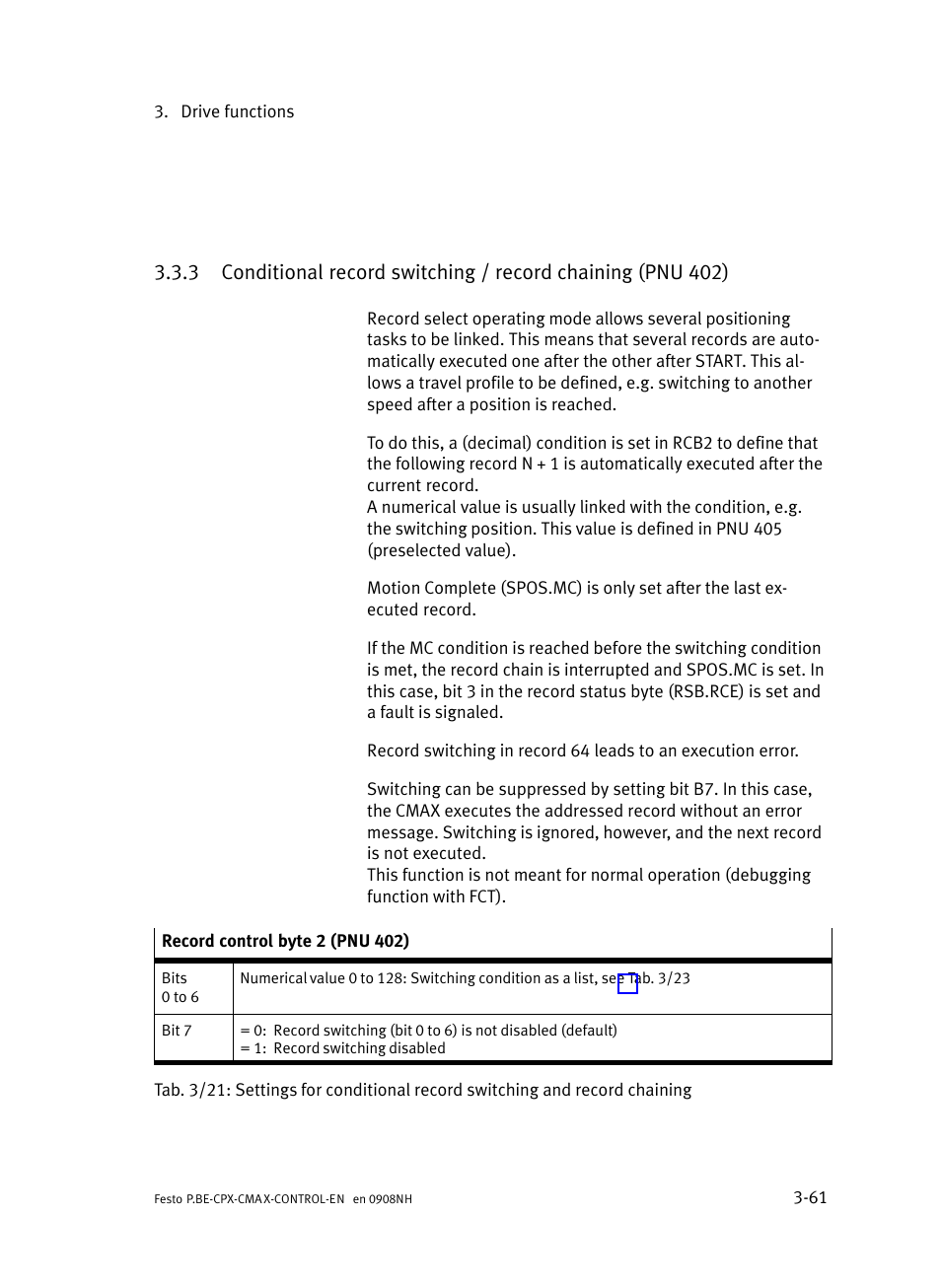 Festo Контроллер позиционирования CPX-CMAX User Manual | Page 123 / 446