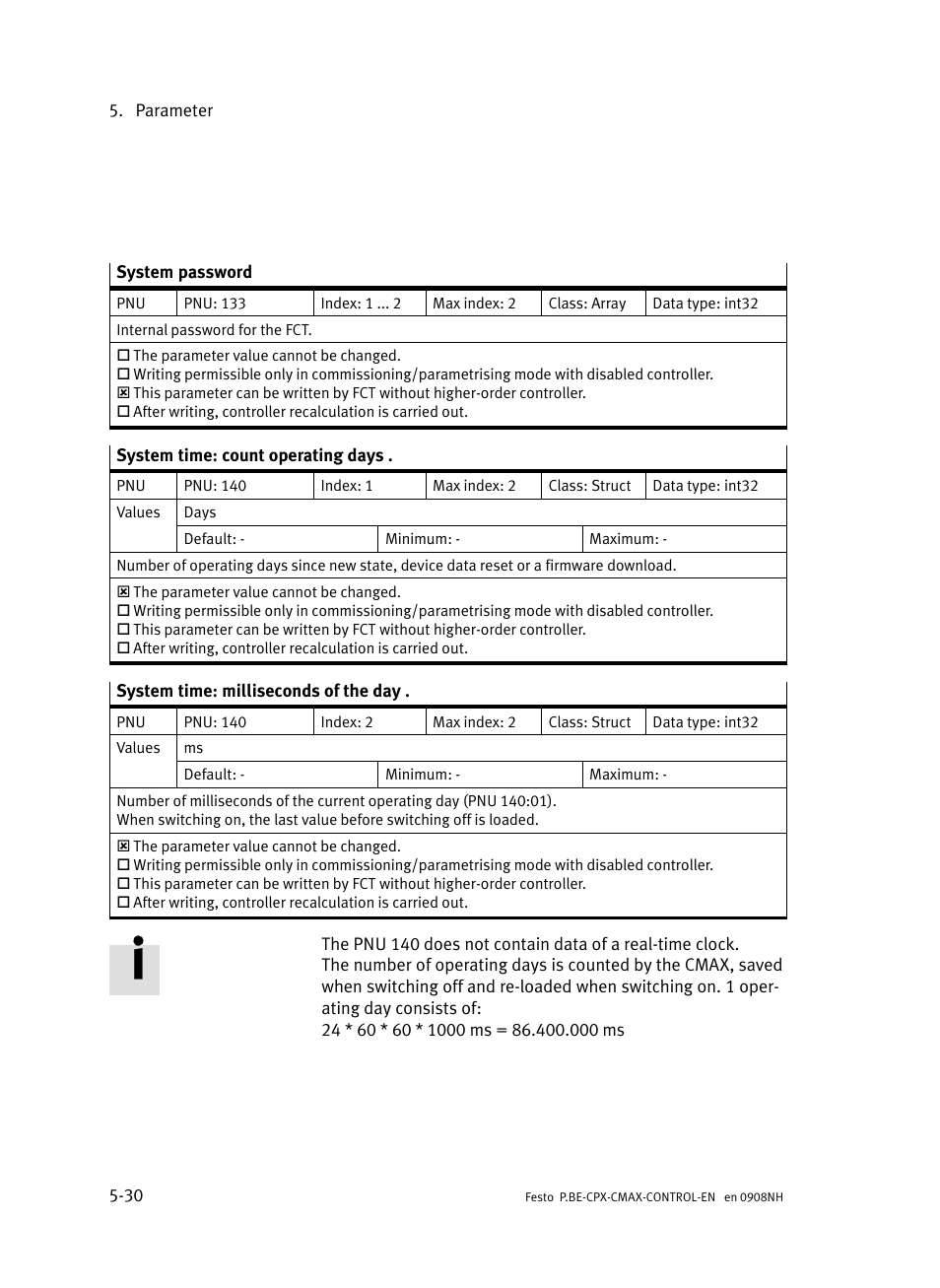 Festo Контроллер позиционирования CPX-CMAX User Manual | Page 218 / 446