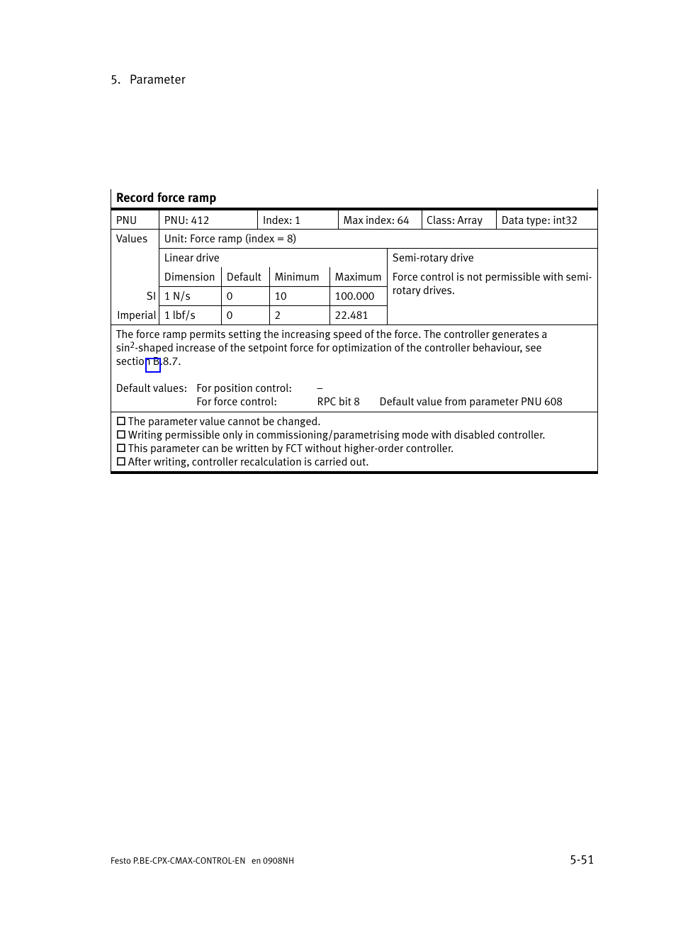 Festo Контроллер позиционирования CPX-CMAX User Manual | Page 239 / 446