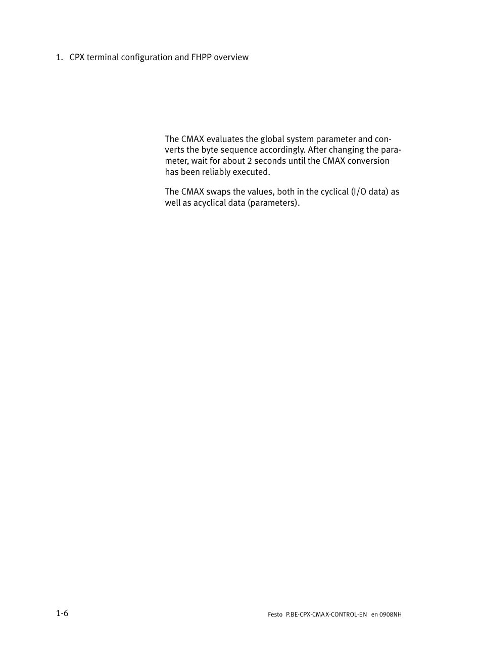Festo Контроллер позиционирования CPX-CMAX User Manual | Page 26 / 446
