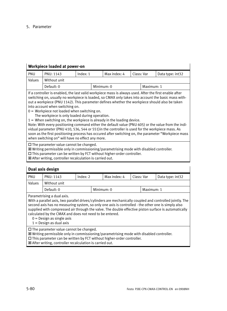 Festo Контроллер позиционирования CPX-CMAX User Manual | Page 268 / 446