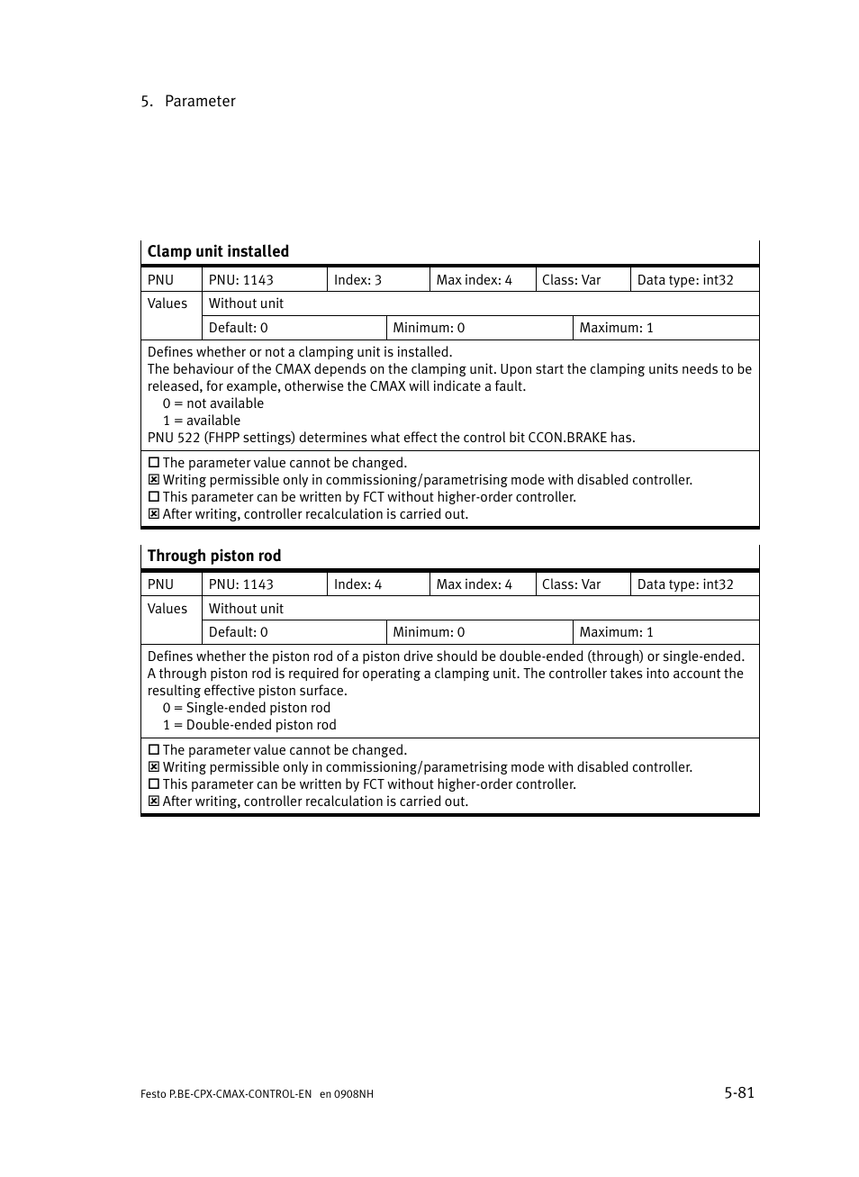 Festo Контроллер позиционирования CPX-CMAX User Manual | Page 269 / 446