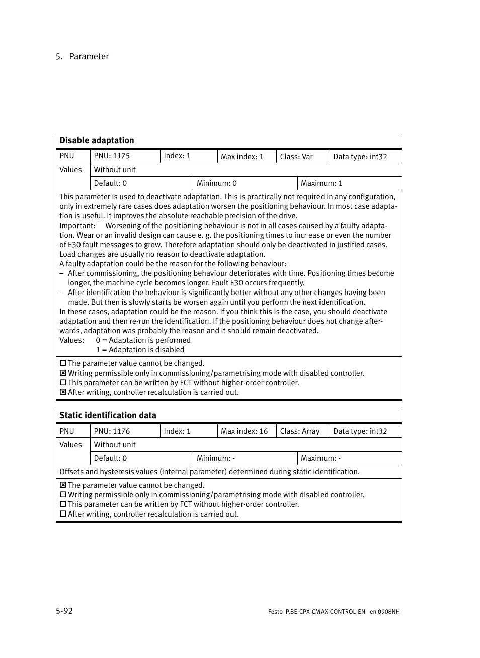 Festo Контроллер позиционирования CPX-CMAX User Manual | Page 280 / 446