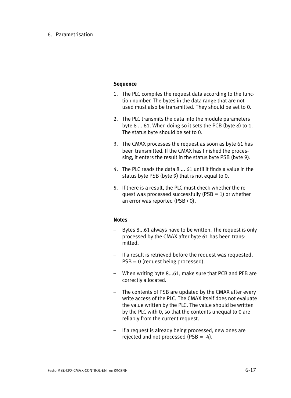 Festo Контроллер позиционирования CPX-CMAX User Manual | Page 307 / 446