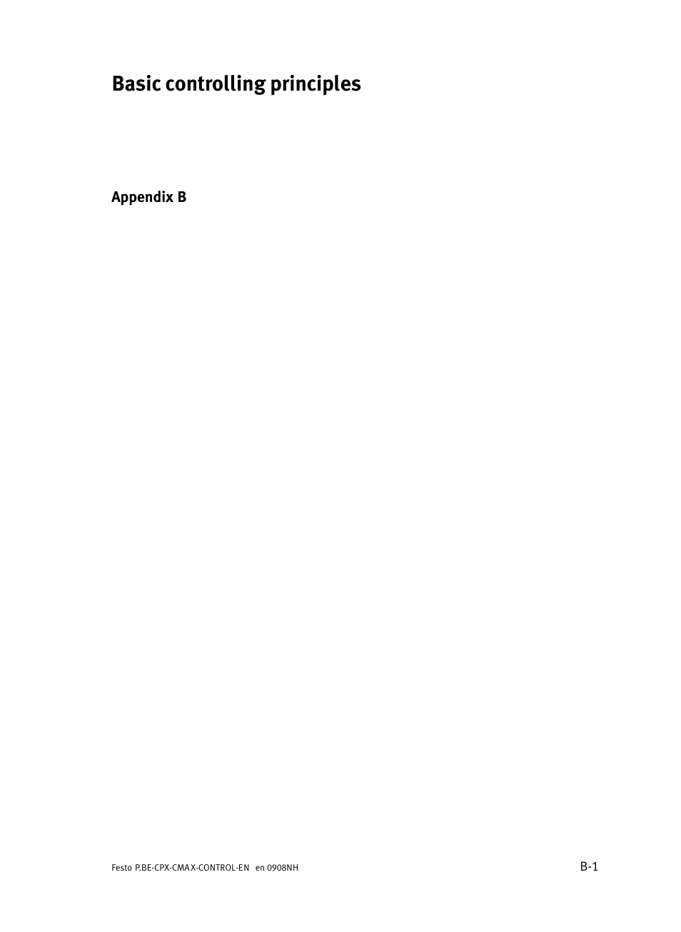 Basic controlling principles | Festo Контроллер позиционирования CPX-CMAX User Manual | Page 343 / 446