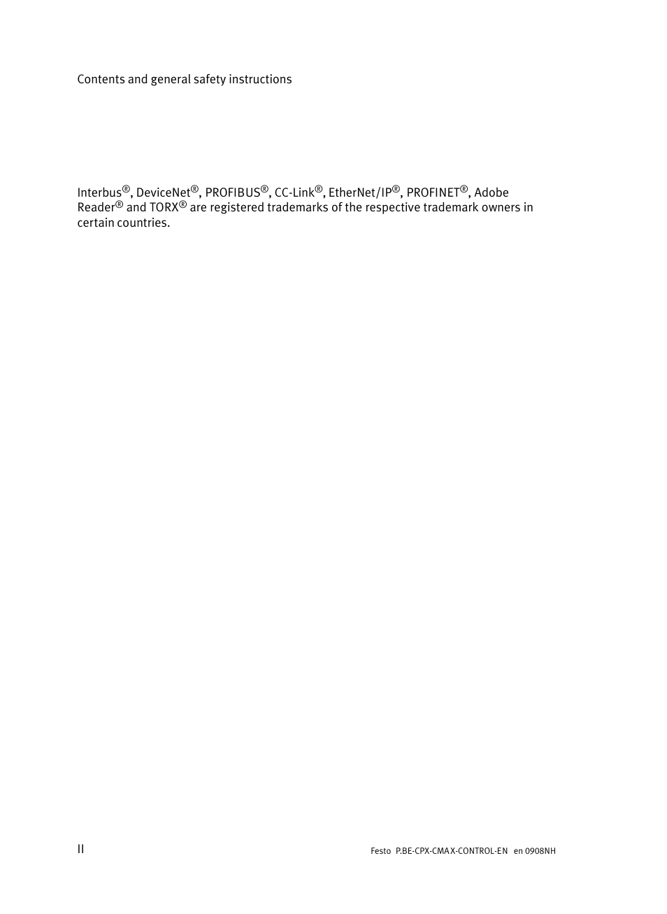 Festo Контроллер позиционирования CPX-CMAX User Manual | Page 4 / 446