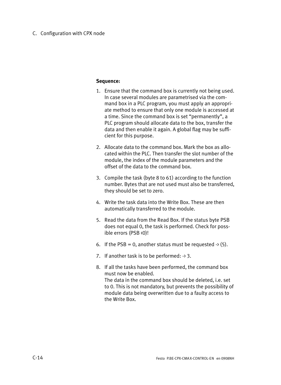 Festo Контроллер позиционирования CPX-CMAX User Manual | Page 412 / 446