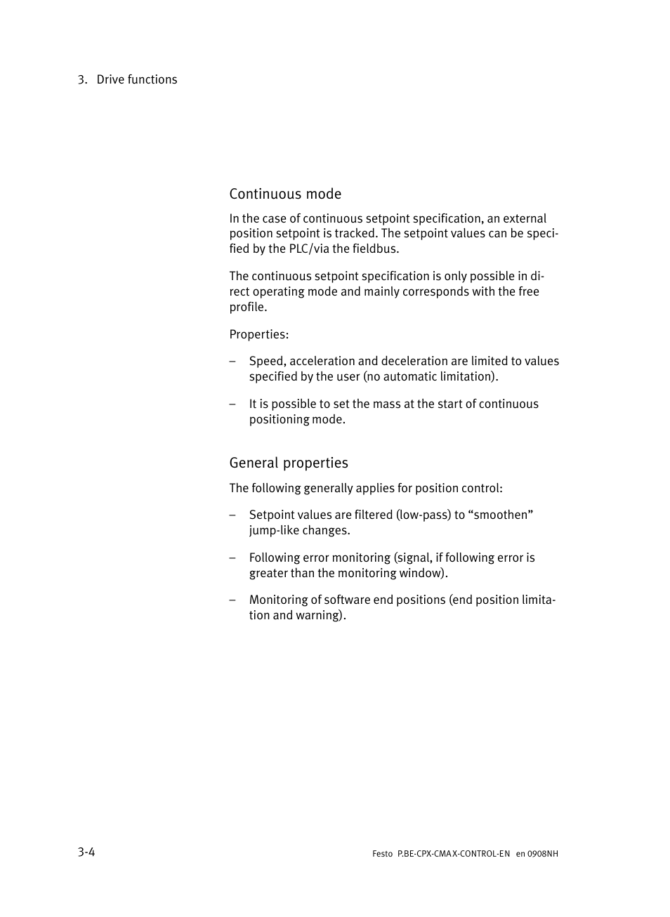 Festo Контроллер позиционирования CPX-CMAX User Manual | Page 66 / 446