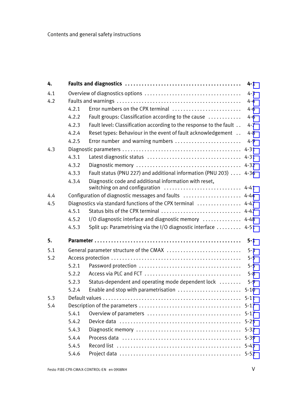 Festo Контроллер позиционирования CPX-CMAX User Manual | Page 7 / 446