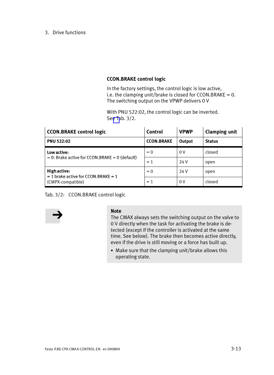 Festo Контроллер позиционирования CPX-CMAX User Manual | Page 75 / 446