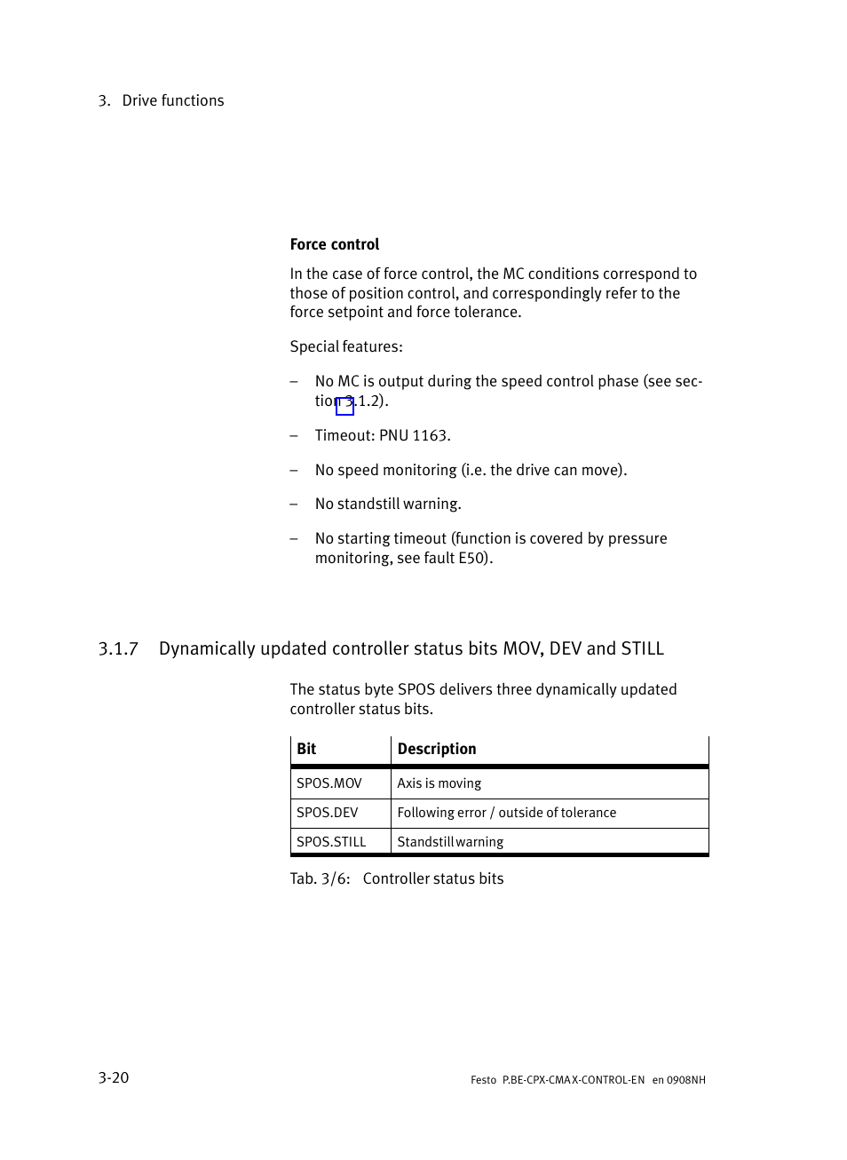 Festo Контроллер позиционирования CPX-CMAX User Manual | Page 82 / 446