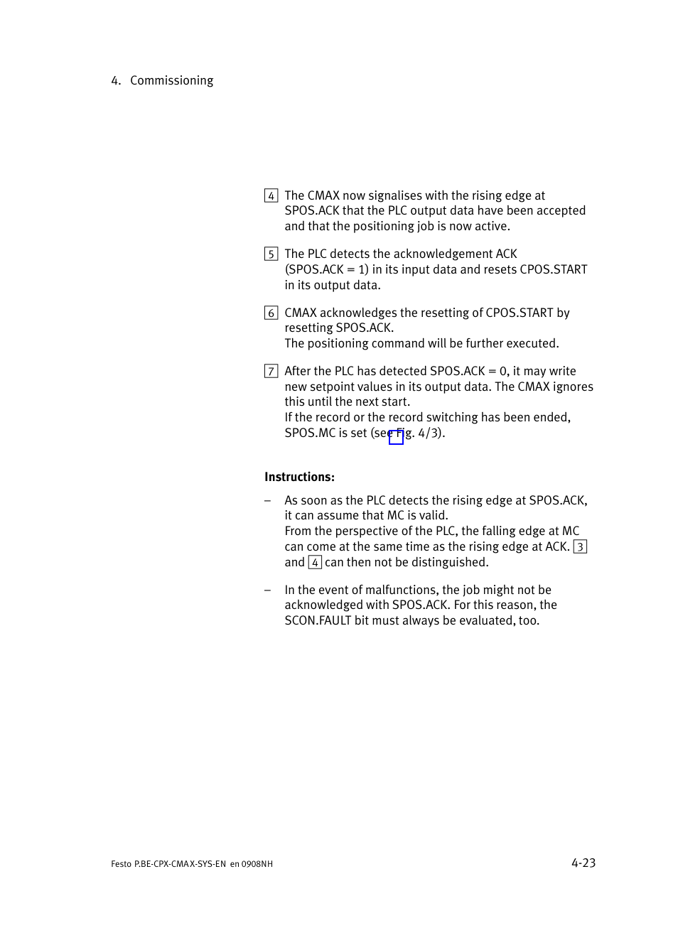 Festo Контроллер позиционирования CPX-CMAX User Manual | Page 101 / 176