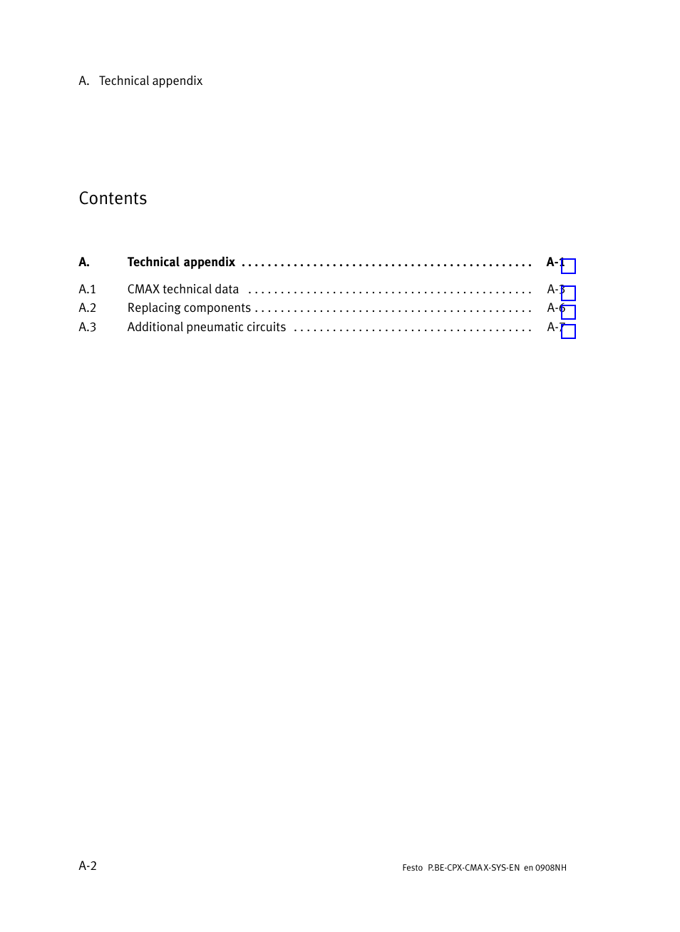 Festo Контроллер позиционирования CPX-CMAX User Manual | Page 164 / 176