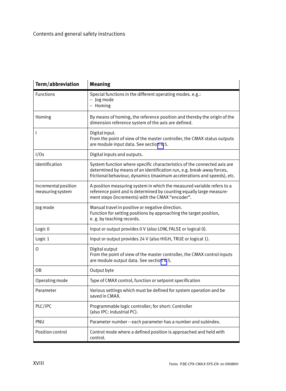 Festo Контроллер позиционирования CPX-CMAX User Manual | Page 20 / 176