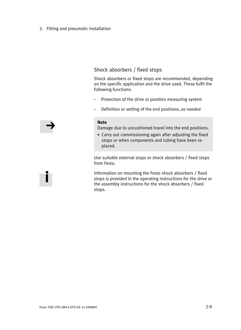 Festo Контроллер позиционирования CPX-CMAX User Manual | Page 39 / 176